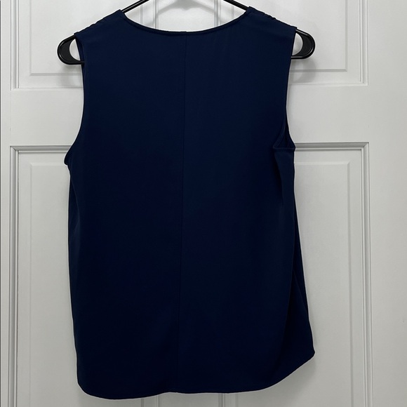 MELLODAY Deep Blue Sleeveless Tank Top & Wide Leg Trouser Pants Set - Size Small - Picture 4 of 16